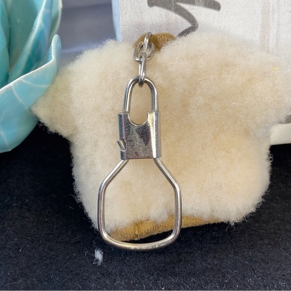 6 for$20♥️Real Sherpa/leather vintage coat keychain so cute - Picture 6 of 9